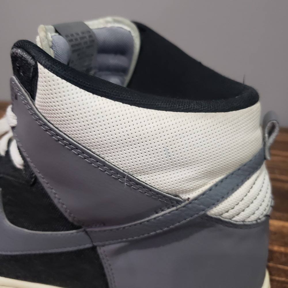 Nike Dunk High Black Grey White 317982-054 Mens Size 13 Sneakers - Picture 13 of 16